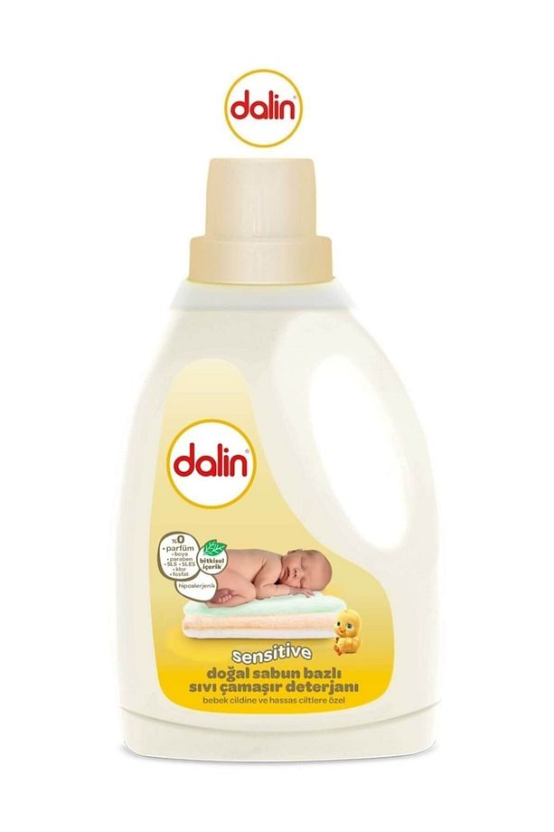 Sensitive Doğal Sabun Bazlı Sıvı Çamaşır Deterjanı 1500 ml 6'lı Set - 4