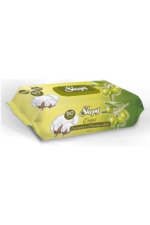 Doğal Zeytinyağı Ve Pamuksu Lifler Islak Mendil Zeytinyağlı 36 X 90lı - 2