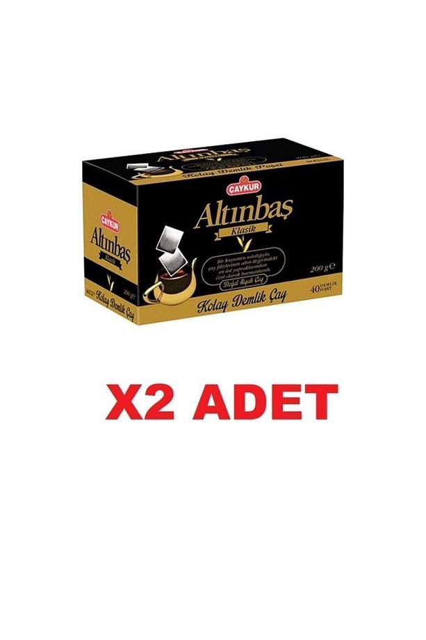 Altınbaş Demlik Poşet Çay Sade 40*5gr 200gr 2 Paket - 1