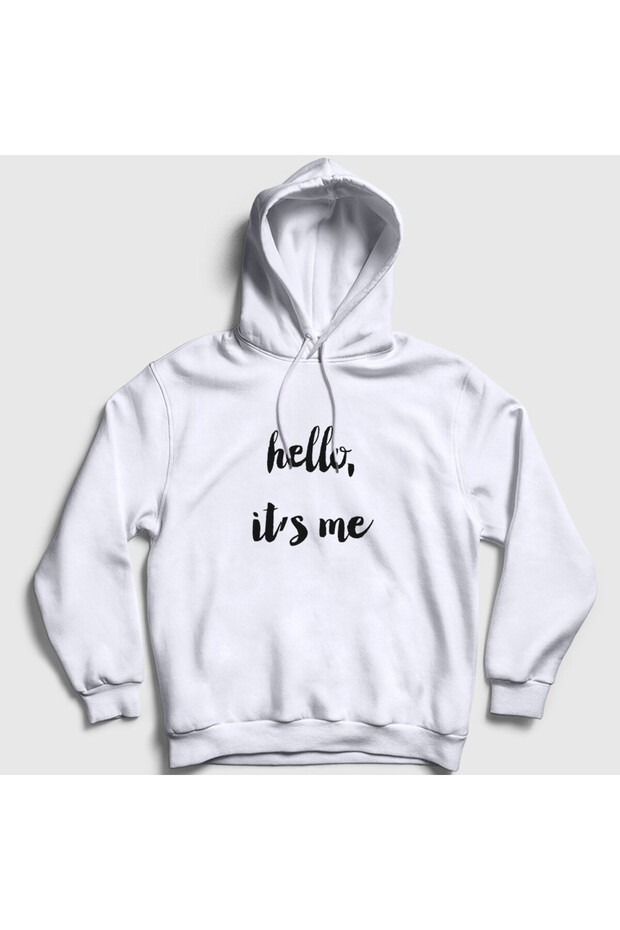 سويت شيرت أبيض للجنسين بقلنسوة من Hello It's Me Music Adele 475410tt
