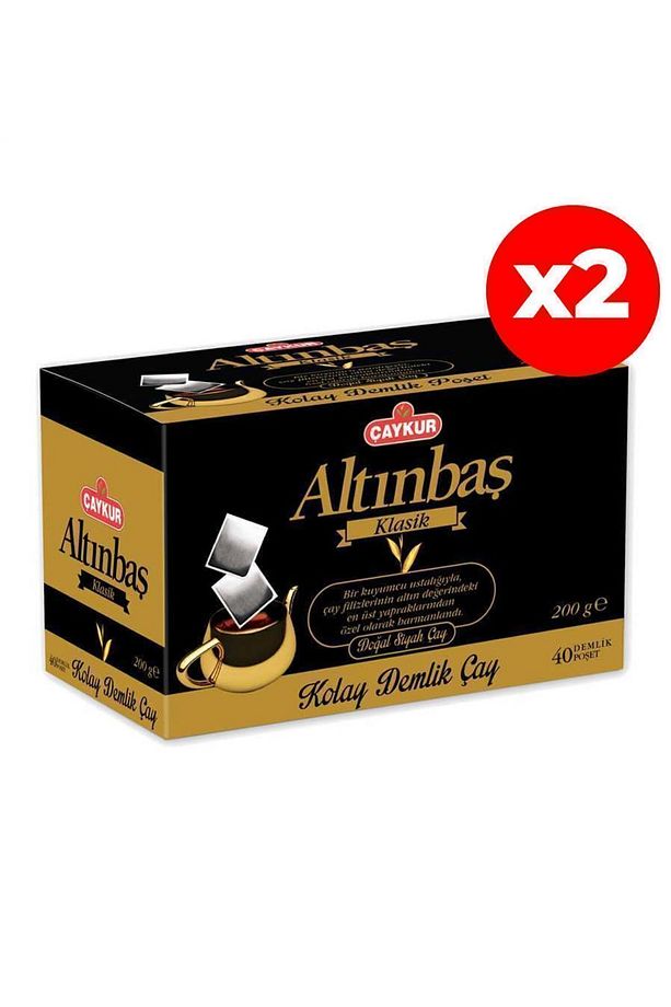 Altınbaş Demlik Poşet Çay Sade 40*5gr 200gr 2 Paket - 1