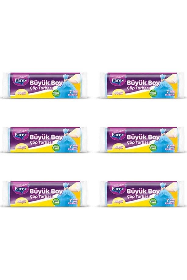 Güçlü Çöp Torbası Büyük Boy 6 Adet - 1