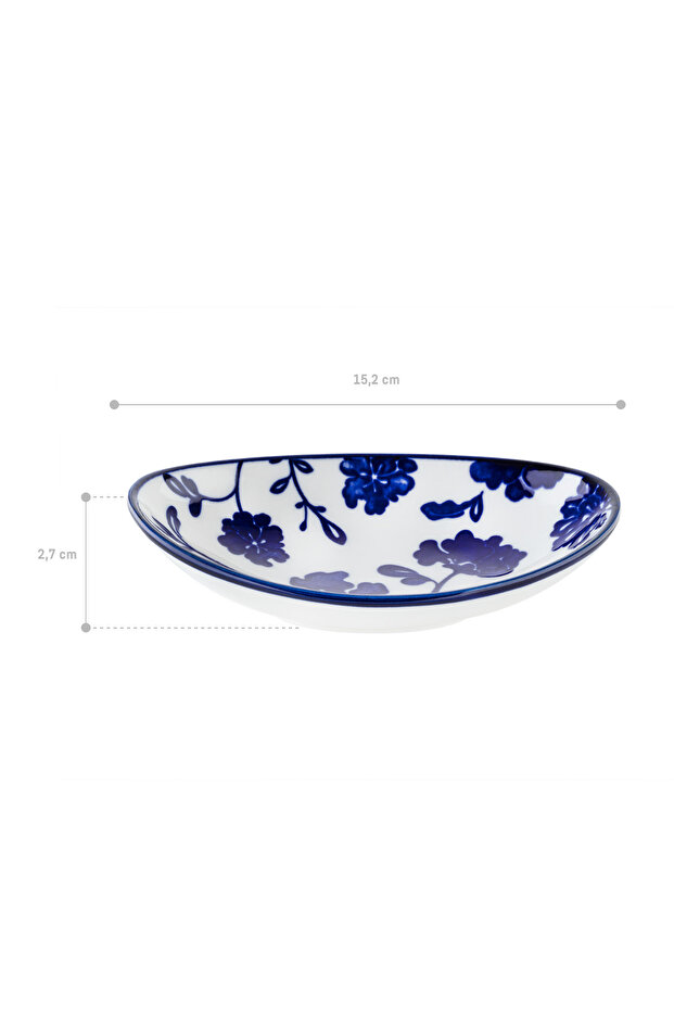 Rêve Bleu Angers New Bone China Oval Tabak - 3