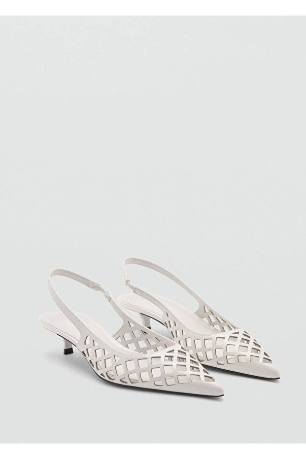 Die cut kitten topuklu ayakkabı - 1