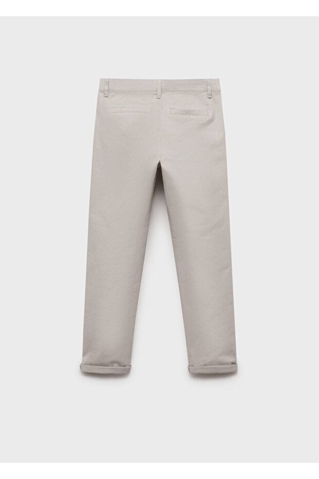 Pamuklu chino pantolon - 4