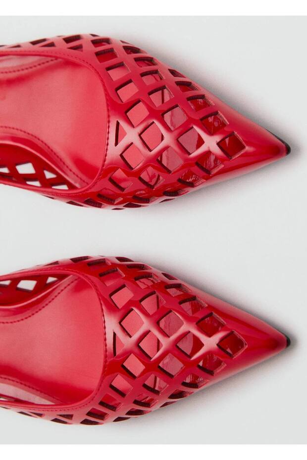 Die cut kitten topuklu ayakkabı - 7