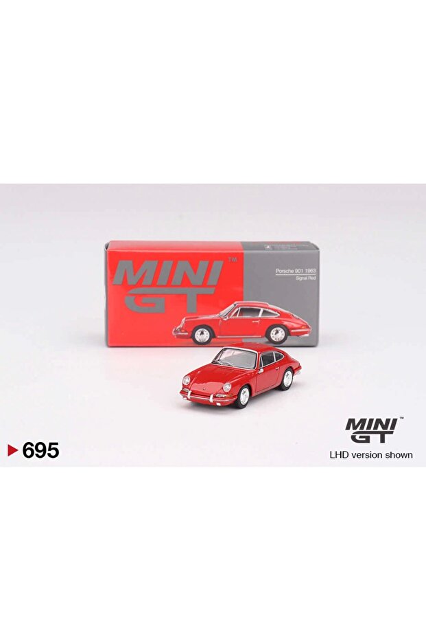 Mgt00695 1/64 Porsche 901 1963 Signal Red