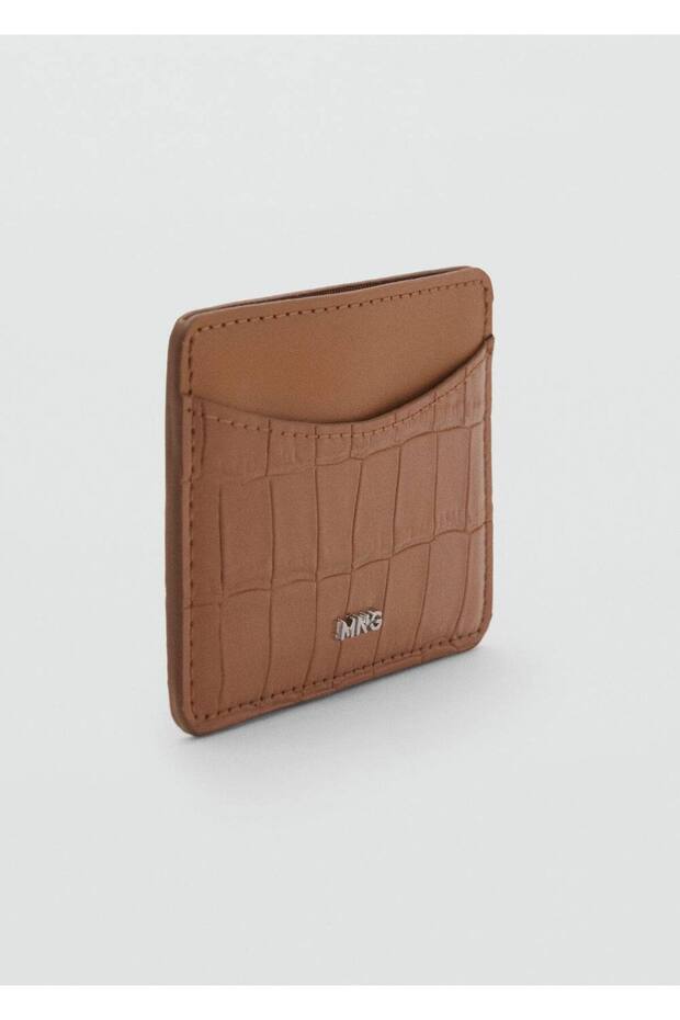 Crocodile Skin Look Card Holder