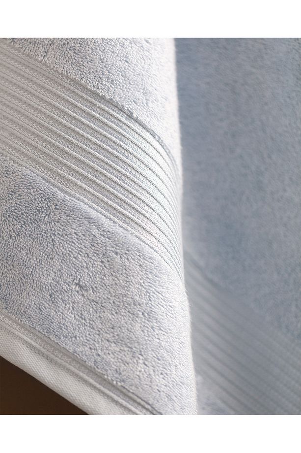 Clarette Banyo Havlusu - Soft Mavi - 90x150 cm - 3