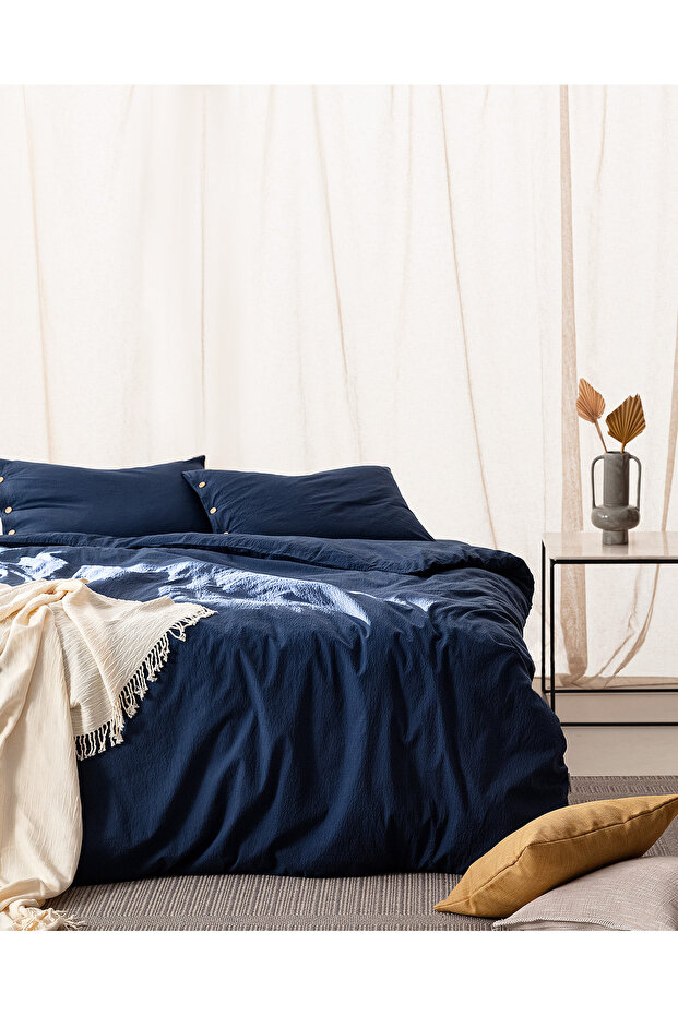 Linda Double Washed Seersucker Bedding Set
