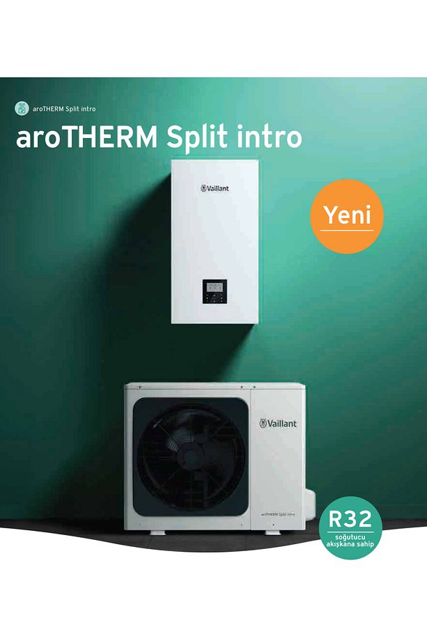 VAİLLANT AROTHERM SPLİT 8 KW İNTRO ISI POMPASI (İÇ ÜNİTE + DIŞ ÜNİTE) - 1