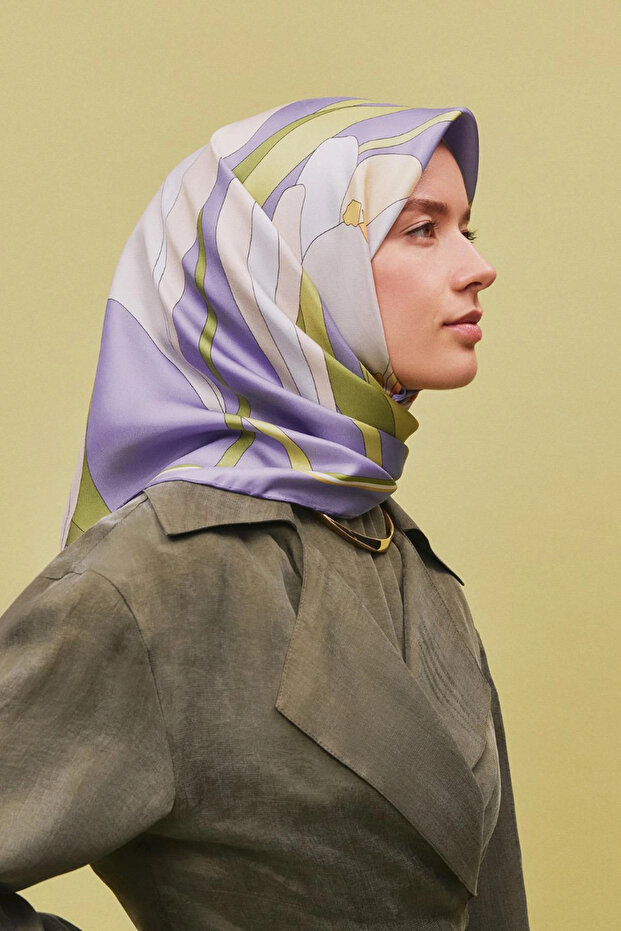 2025 Spring - Summer - Dj Pure Silk Scarf (Sura)-9302