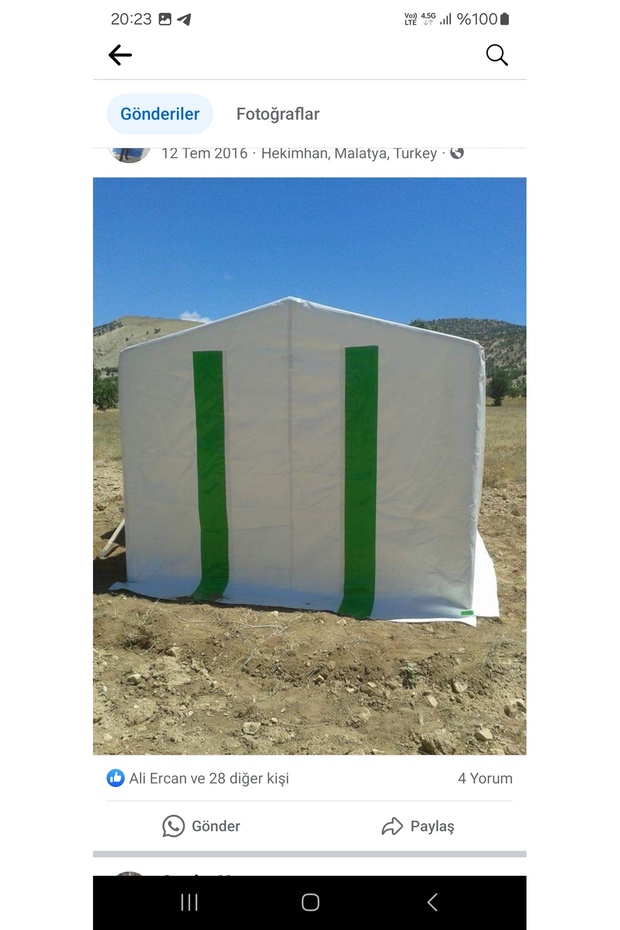 Polyester islim çadırı - 2