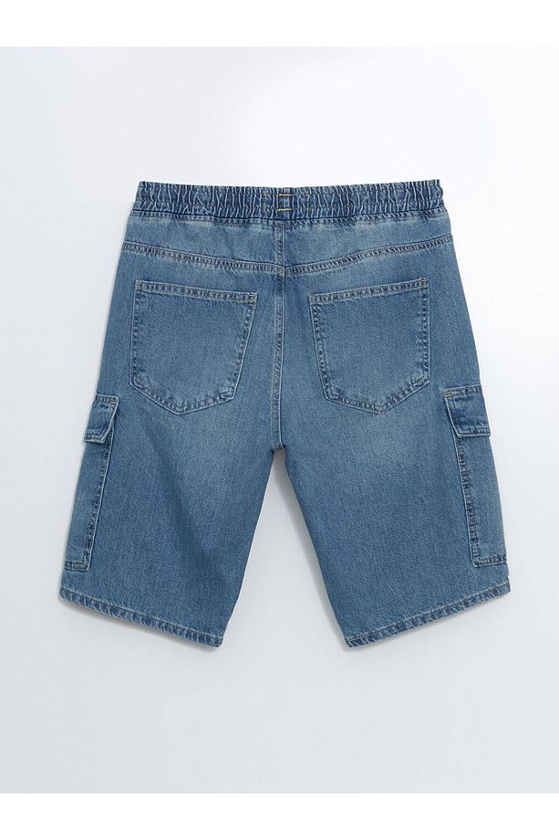 LCW Standart Kalıp Erkek Jean Şort - 2