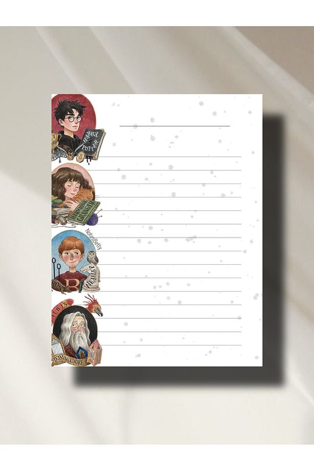 Notesbetty Harry Potter Çizgili A5 Notepad - Defter - To Do List - Not Defteri - 1