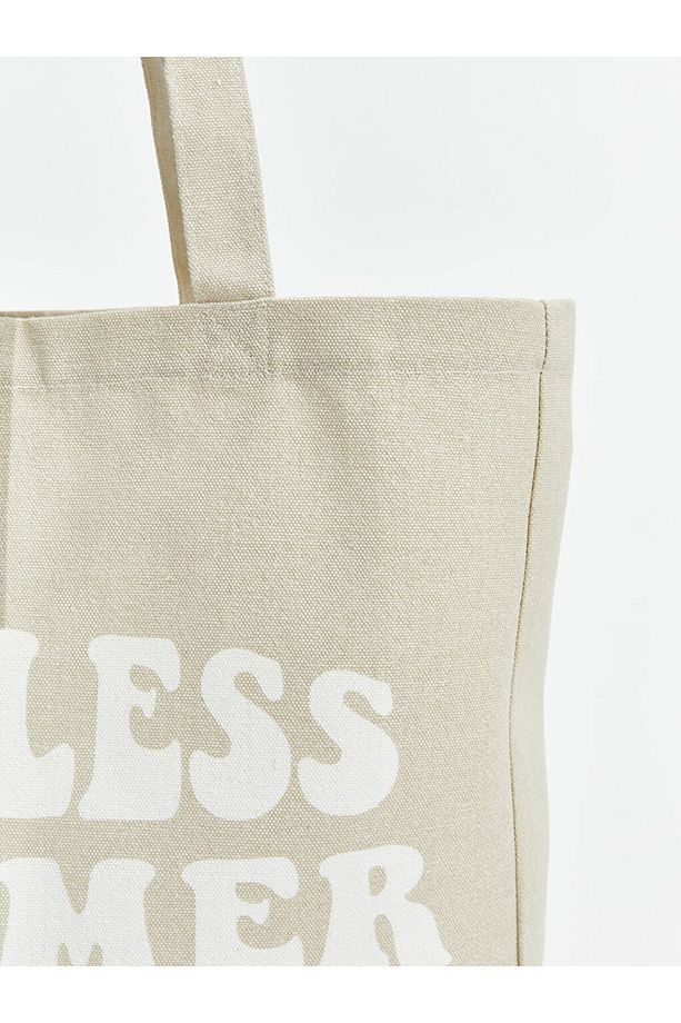 LCW ACCESSORIES Bej Baskılı Kız Çocuk Omuz Çantası - 3