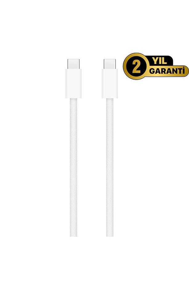 Iphone 15 /Pro/Promax/Plus/ 16 /Pro/Promax/Plus Ve IPAD Uyumlu 60w Hızlı Şarj Kablosu 1 mt USB-C - 2