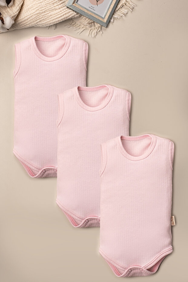 Organic Cotton 3-Piece Body Set with Snaps at the Bottom