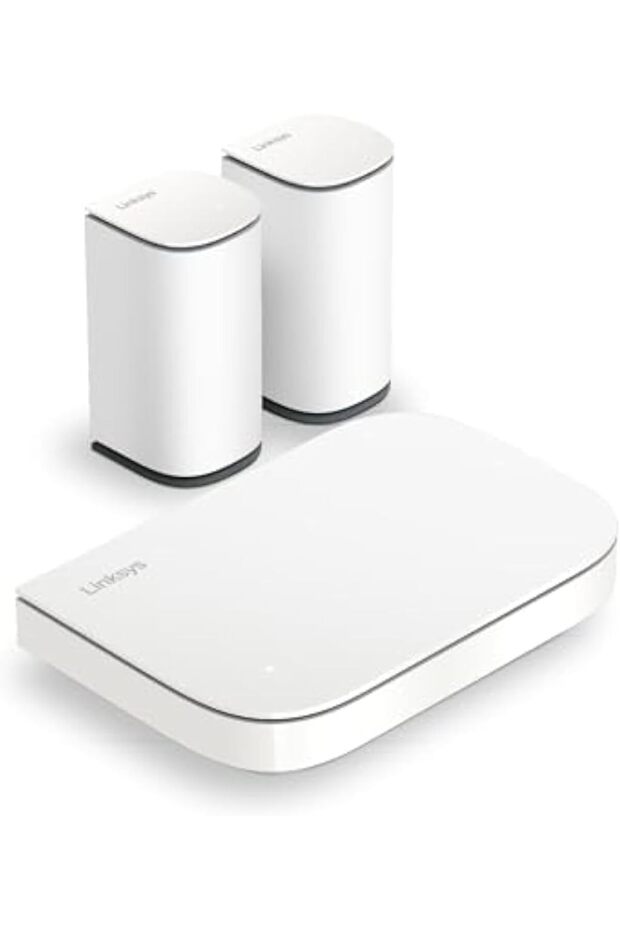 نظام Velop Micro 6 ثنائي النطاق شبكي WiFi - جهاز توجيه WiFi 6 بسرعة تصل إلى 3 جيجابت في الثانية، يغطي 465