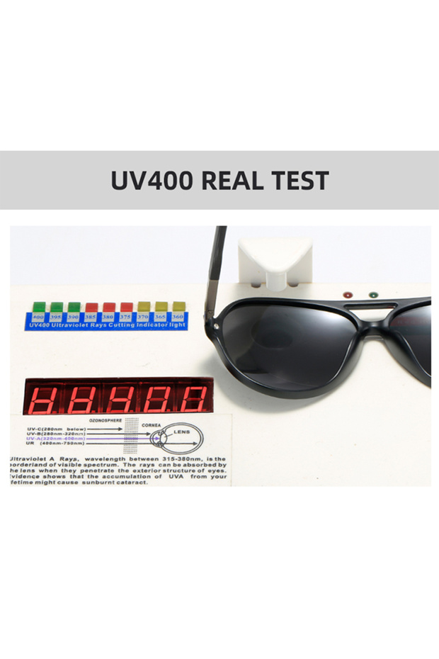 TR POLARIZED Men's Square/Rectangular Sunglasses - 3