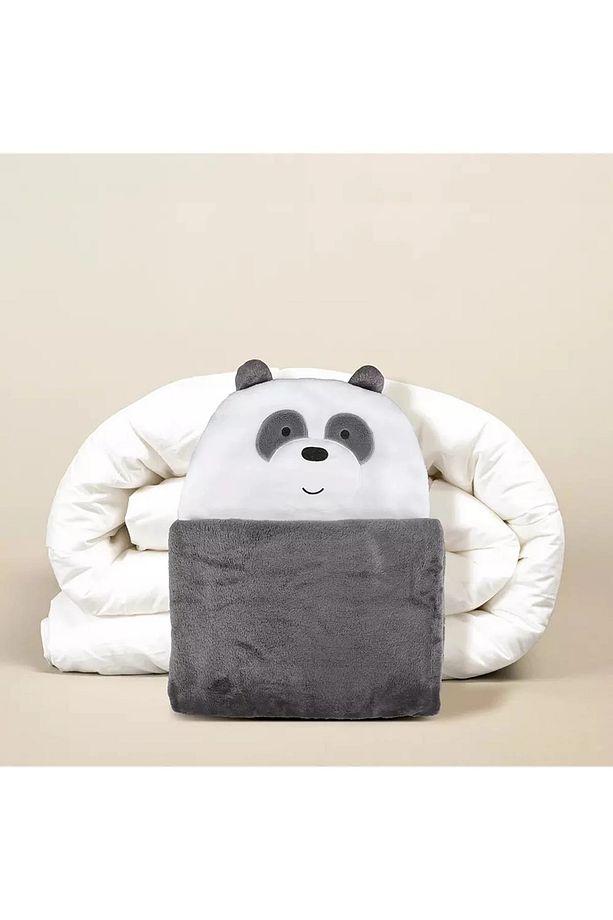 We Bare Bears Lisanslı Katlanabilir Battaniye - Panda - 3