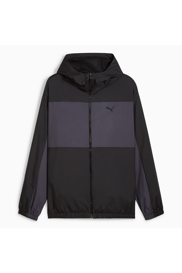627473-01 Mesh Lined Windbreaker Erkek Yağmurluk-r&amp;uuml;zgarlık Siyah - 6