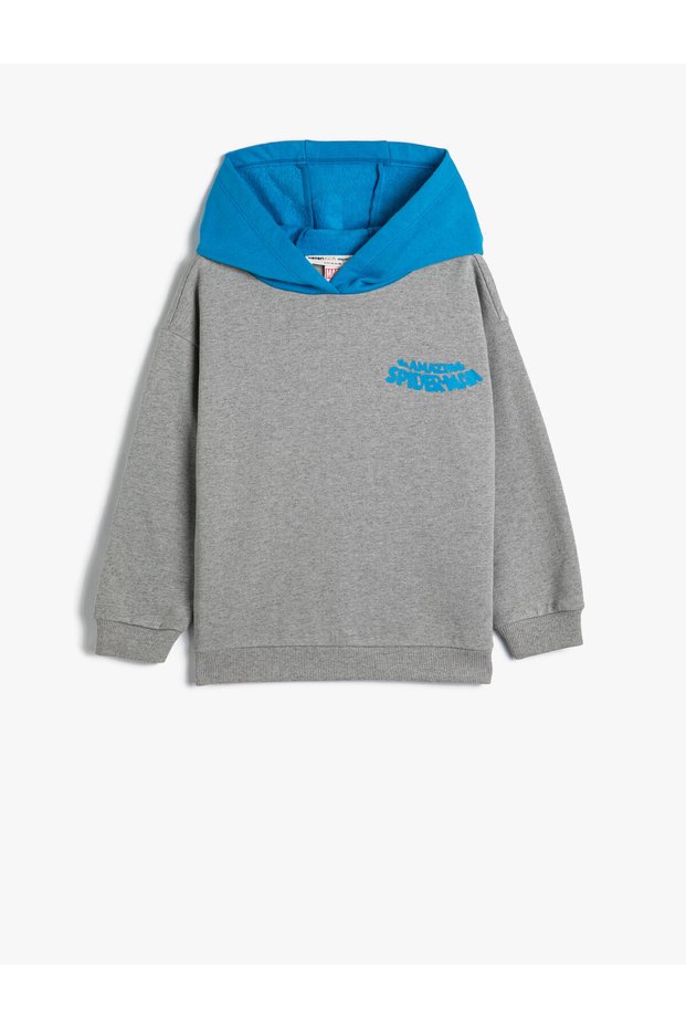 Spiderman Hooded Sweat Licensed Color Contrast