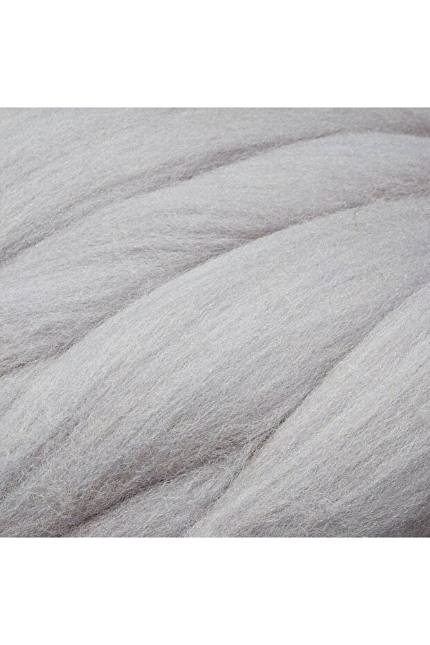 La Mia Jumbo Gri Dev Yün El Örgü İpi - J4 - 2