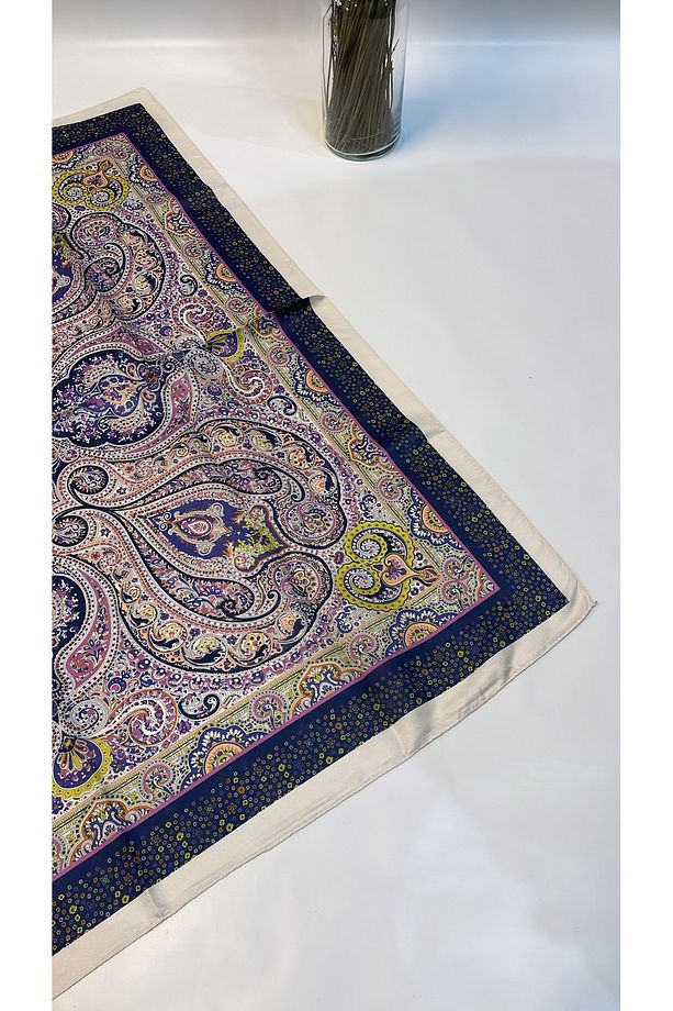 Eşarp - Kadın Etro Desen Kaliteli Soft Eşarp - 2
