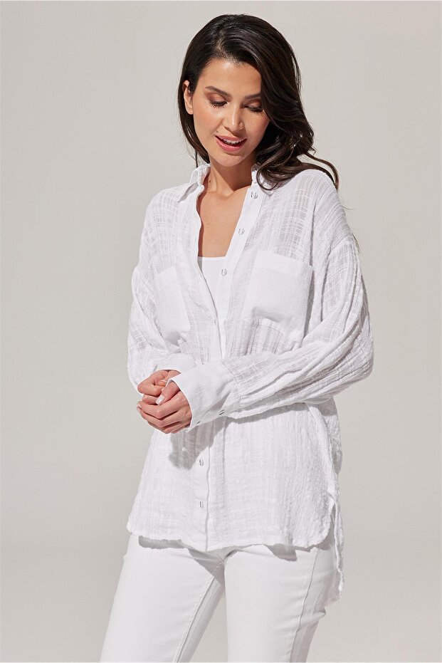 Over Size Cepli Gömlek - 3