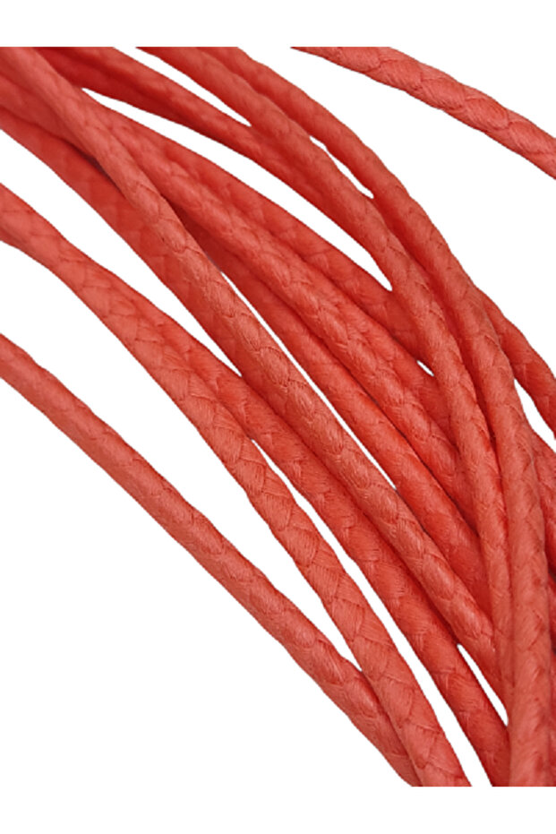 3 mm Cotton Waxed Cord Bracelet Thread 10 Meters Firebird
