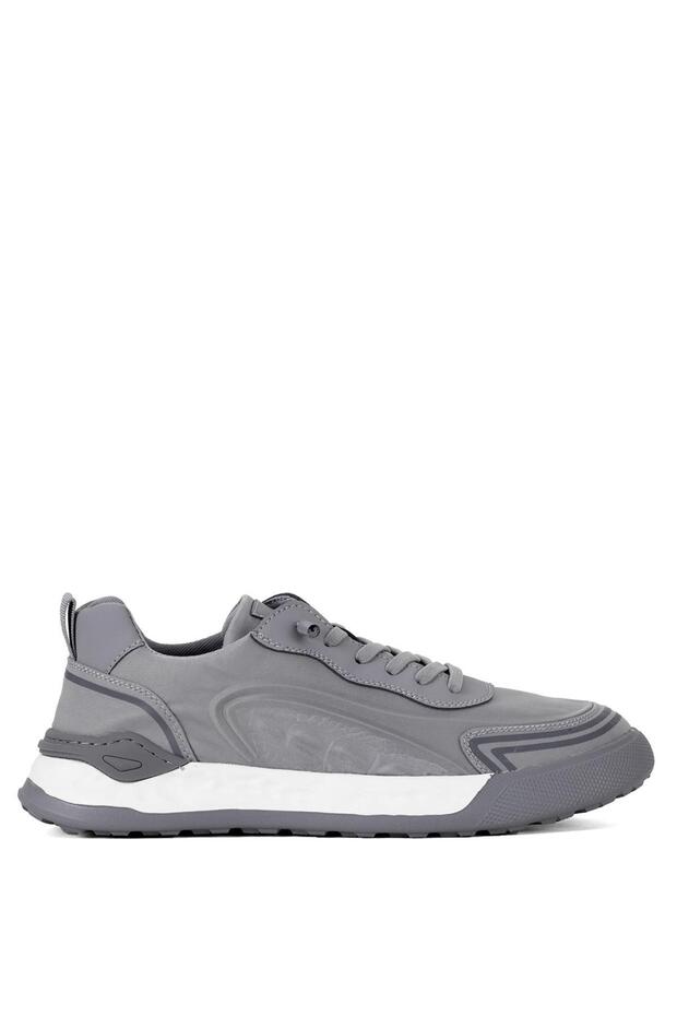 202407   Wine Gray Men's Casual Shoes