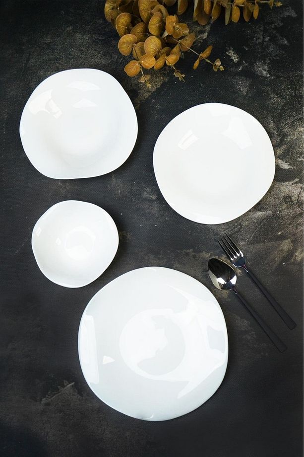 Lumiere Opal 24 Parça Dalgalı Yemek Takımı 401253 - 1