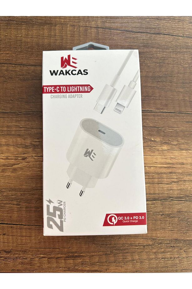 Q.C 3.0 PD 3.0 25W Hızlı Şarj Destekli Type-C To Type-C (Android) Şarj Aleti W-25T - 1