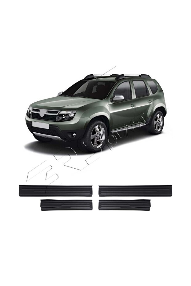 Dacia Duster Uyumlu 2010-2017 Abs Kapı Eşiği 4 Parça - 3