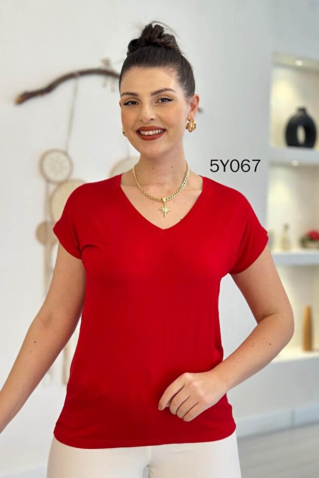 V Yaka Bambu Tshirt 5y067 - 1