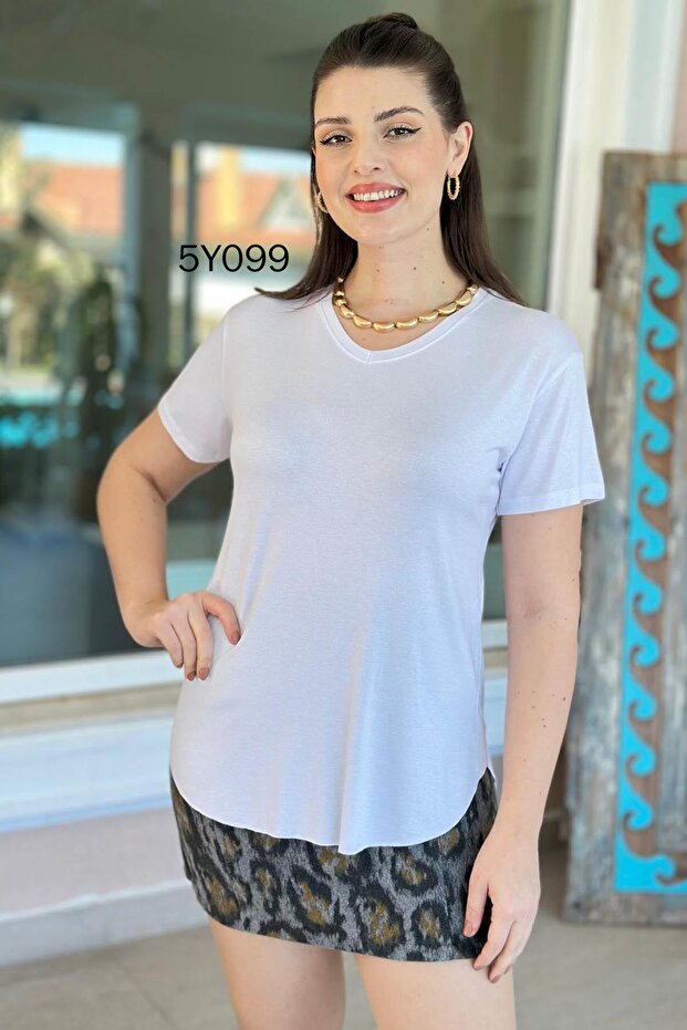 V Yaka Bambu Basic Tshirt 5y099 - 4