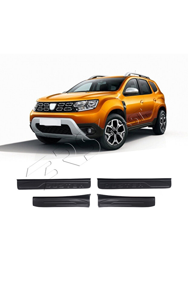 Dacia Duster Uyumlu 2018-2024 Abs Kapı Eşiği 4 Parça - 3