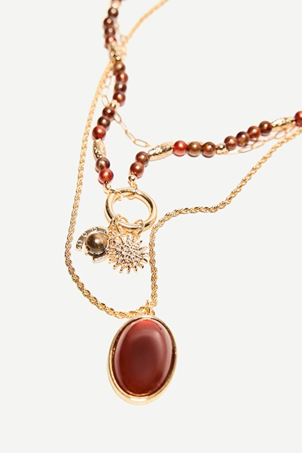 3'lü bohem kolye seti - 3