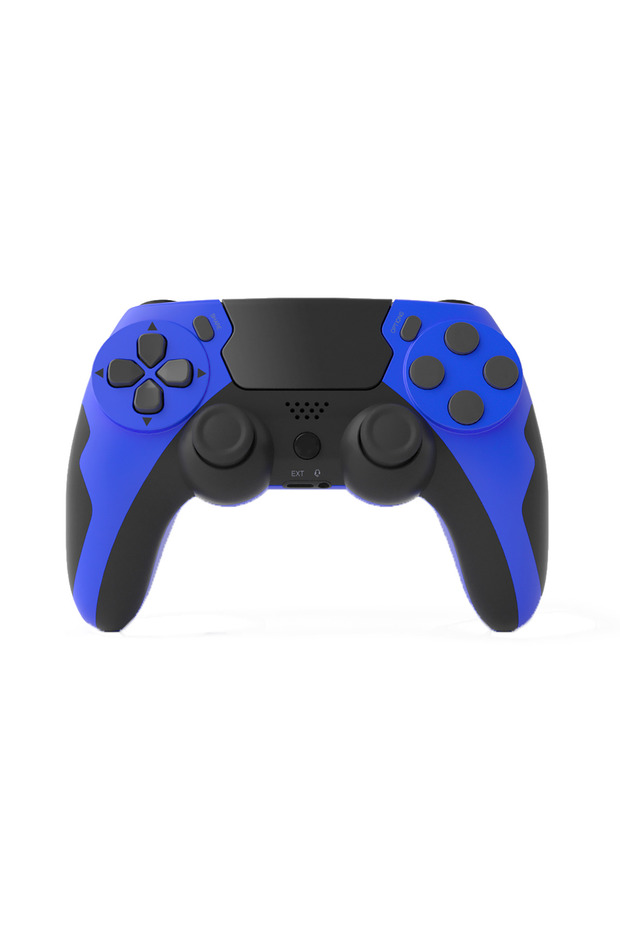 blue Wireless Controller BT Gamepad For PS4 PS3 Console PC Joystick With Touch Pad 6-axis Gyro Doub - 1