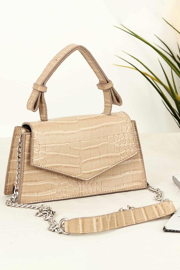 Vladimir Crocodile Skin Patterned Women's Shoulder Bag BP-4725O
