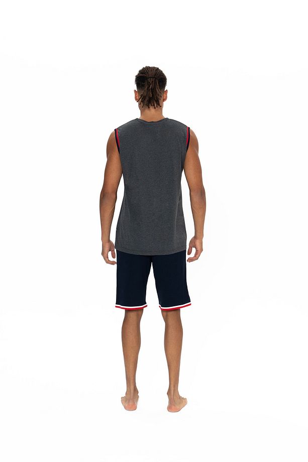 U.S. Polo Assn. Erkek Atlet&Şort Pijama Takımı - SRK3.18T87S2R - 2