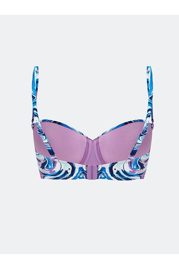 LCW Desenli Askılı Kadın Bikini Üst Fast Moda - 2