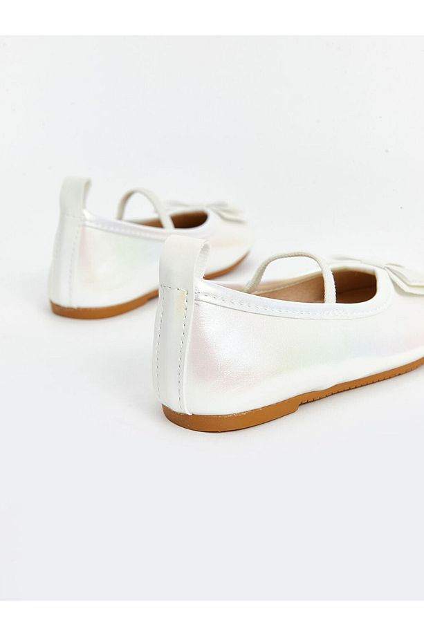 LCW STEPS Bej Fiyonk Detaylı Kız Bebek Babet - 5