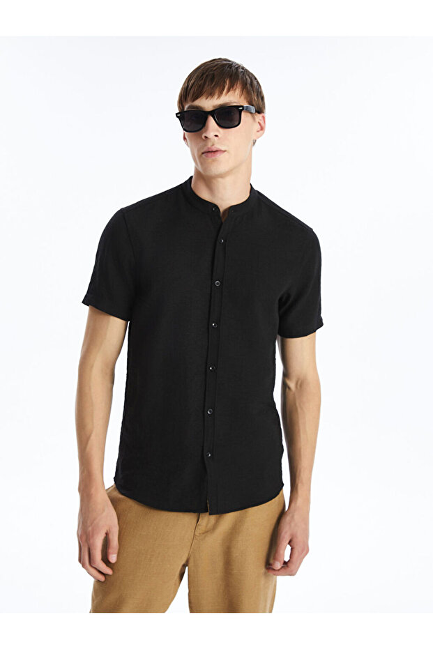Regular Fit Short Sleeve Men's Shirt