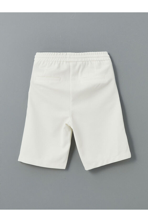 Lcw Textured Boy's Shorts with Elastic Waist - 2