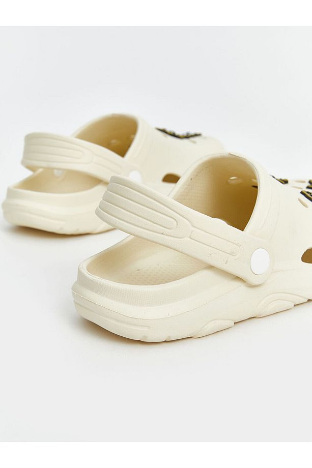 LCW STEPS Bej Baskılı Kadın Plaj Sandaleti - 5
