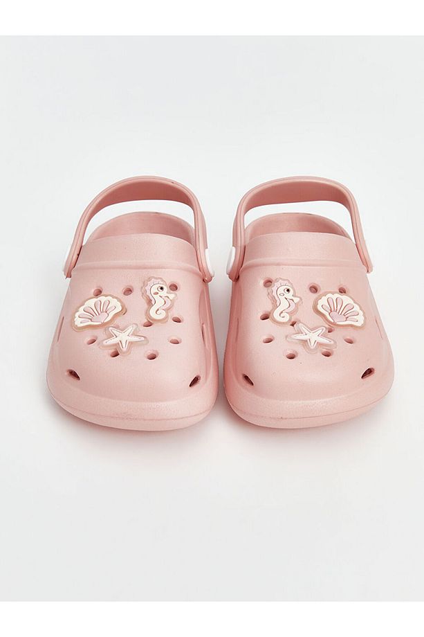 LCW STEPS Pembe Baskılı Kız Bebek Plaj Sandaleti - 3