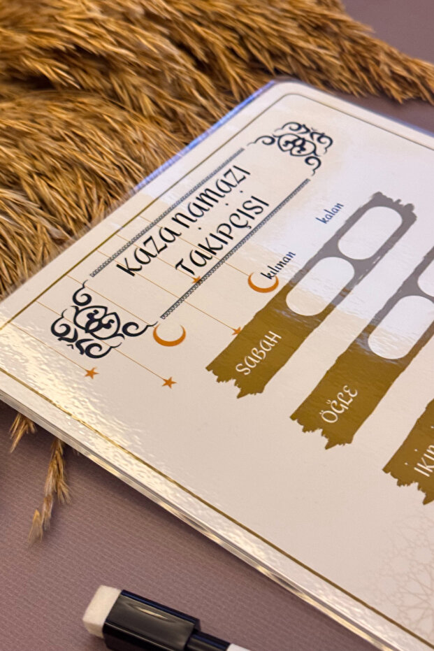 Accident Prayer Tracker - Desktop Islamic Planner - Lifetime Usable - 6