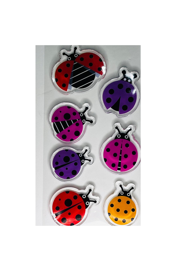 Ladybug Sticker Sticker to Bring Good Luck to Your Three-Dimensional Gel Silicone Houses